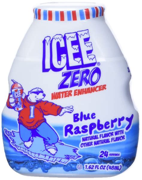 Icee Zero Calorie Blue Raspberry Liquid Water Enhancer Drink Mix ...