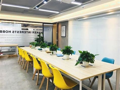 1200平方大型办公室装修设计案例效果图_岚禾办公空间设计