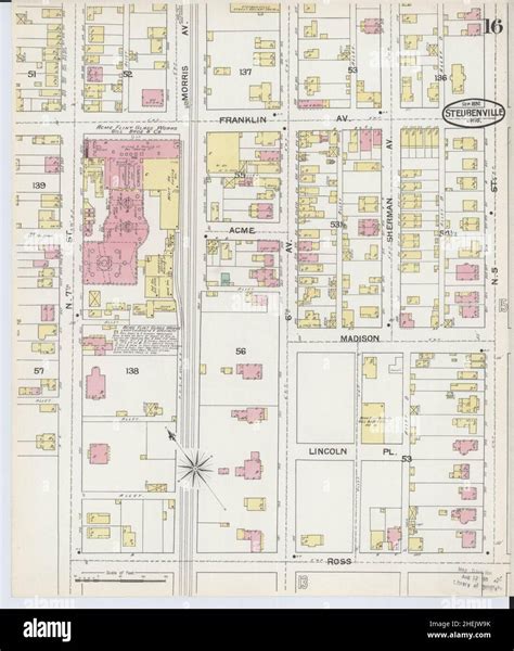 Sanborn Fire Insurance Map from Steubenville, Jefferson County, Ohio ...
