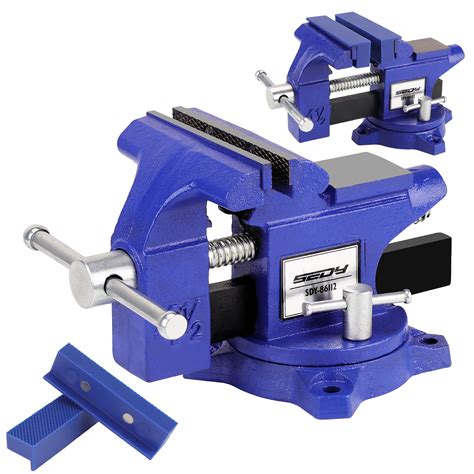 Buy Heavy Duty Bench Vise 4.5 Inch: Table Clamp Woodworking Vice Press ...