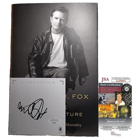 Michael J Fox Signed Back To The Future Book JSA COA BTTF 1st Edition ...