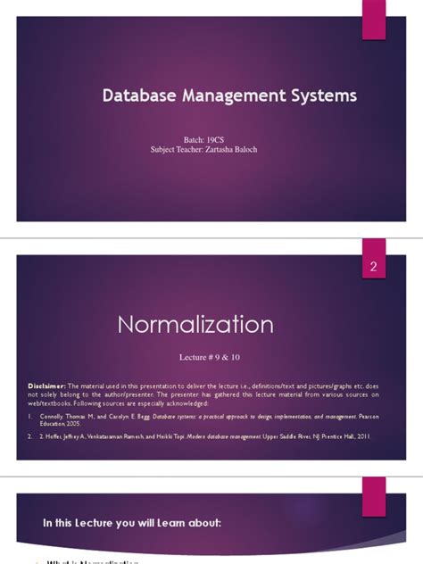 Image result for database system tutorials on normalization