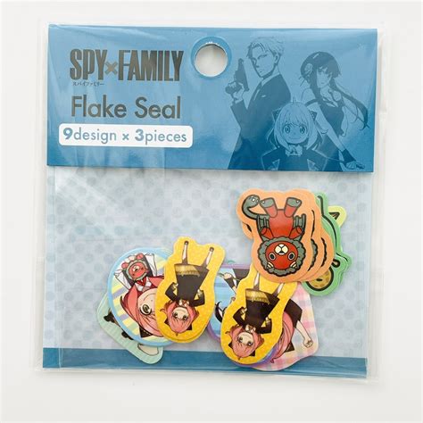 SPY x FAMILY Flake Seal 9 design 27 pieces Anya Loid | Ubuy India