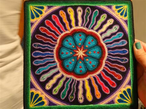 Huichol Yarn Painting at PaintingValley.com | Explore collection of ...