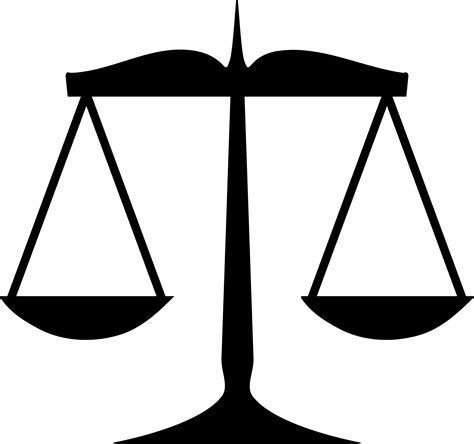 Clipart - Scales of justice