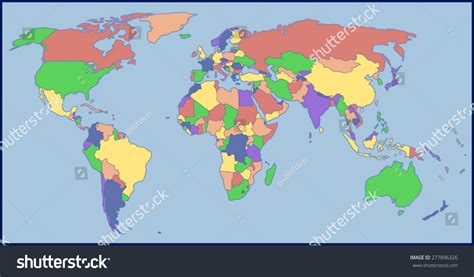 World Map Blank Color 的图像结果