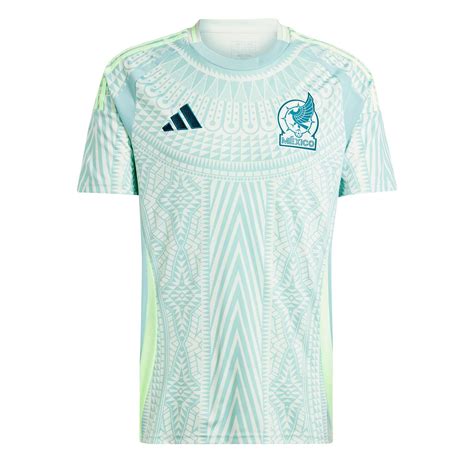 adidas Men's Mexico 2024/25 Away Jersey Light Green – Azteca Soccer