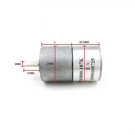 SG-27 DC Gear Motor - 60rpm Geared motor | Robodo