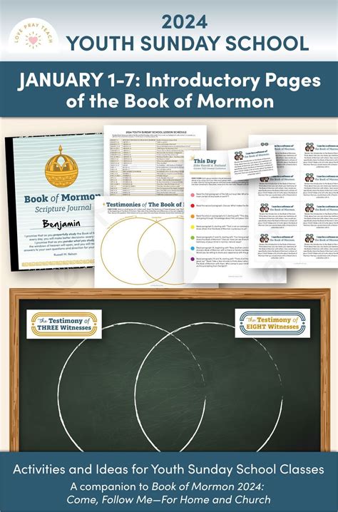 Youth Sunday School Printable Lesson Packet for the Church of Jesus ...