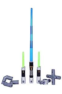 Planet of Toys Lightsaber Flashing Sword with Various Extensions Led ...