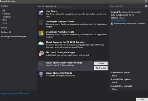 IntelliSense Unity 的图像结果