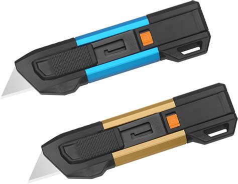 XW Auto-retractable Safety Box Cutter, Lightweight Safety Knife with ...