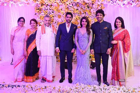 Guests at Naga Chaitanya and Samantha Akkineni’s wedding reception in ...