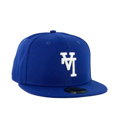 New Era 59Fifty Los Angeles Dodgers Upside Down Logo Fitted Hat Dark ...