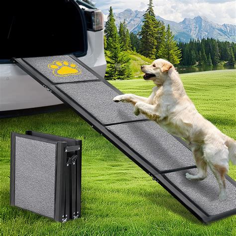 BACOENG 2025 Upgrade Pattern Dog Ramp for Car, 71" Long & 17" Wide ...