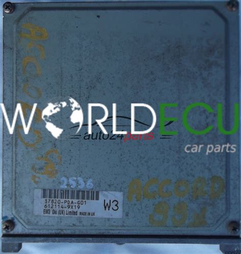 ECU ENGINE CONTROLLER HONDA ACCORD 2.0 37820-PDA-G01, 37820PDAG01 ...