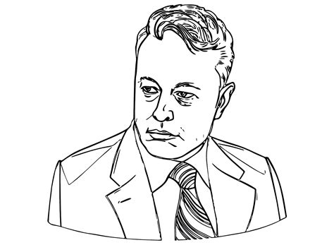 40+ Elon Musk Coloring Pages - Free Printable PDF & Online Coloring
