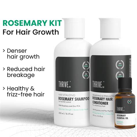 Rosemary Shampoo for Hair Fall Control & Hair Growth | ThriveCo