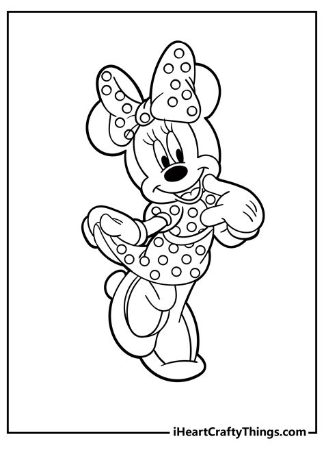 Minnie Mouse Coloring Page