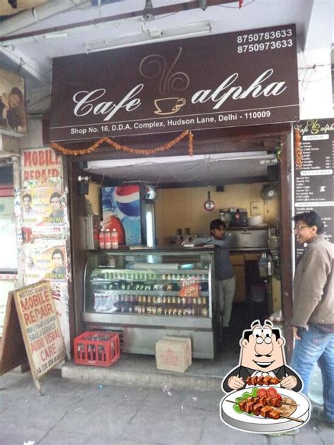 Menu at Cafe Alpha, Delhi, Shop 16