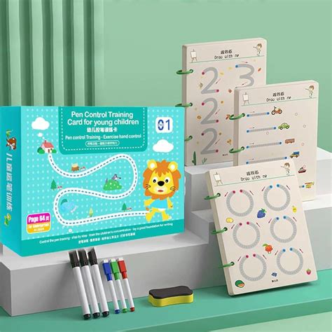 ABC & 123 Trace Practice Book - Magic Tracing Workbook – Trend Shop