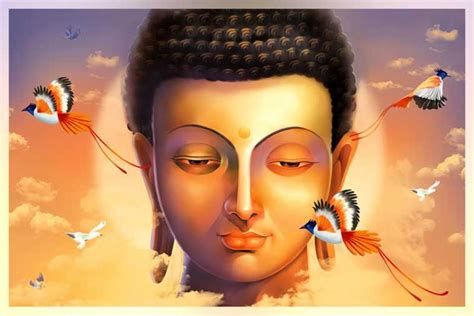 Abstract Buddha face Wall Painting On Canvas best of 2021