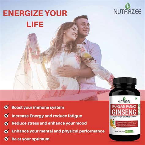 Buy NUTRAZEE KOREAN RED PANAX GINSENG 500MG - 90 VEGAN CAPSULES Online ...