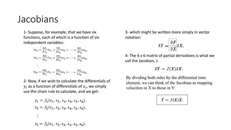 Equation For Jacobian