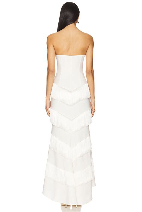 House of Harlow 1960 x REVOLVE Hera Fringe Maxi Dress in Ivory | REVOLVE