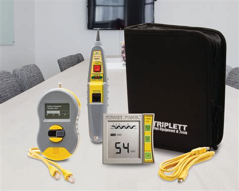 Real World Certifier™ and Power Panel™ CAT 5/6 Cable and Power Test Ki ...