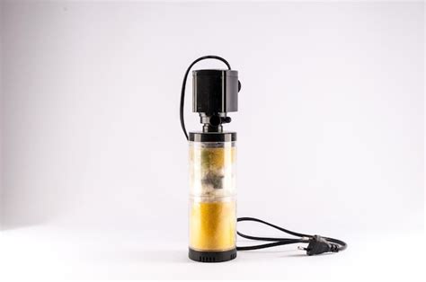 Picture of a classic fish tank aquarium filter pump | Premium Photo