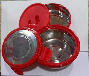 Flipkart.com | RISHABH. STEEL MATE INSULATED TIFFIN RED 2 Containers ...