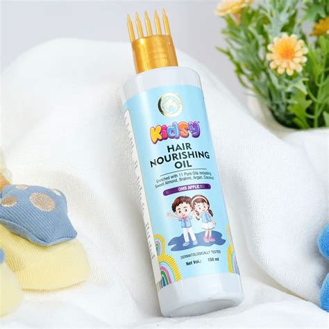 Kidsy Hair Nourishing Oil With Comb Applicator, 150ml – Mom and World
