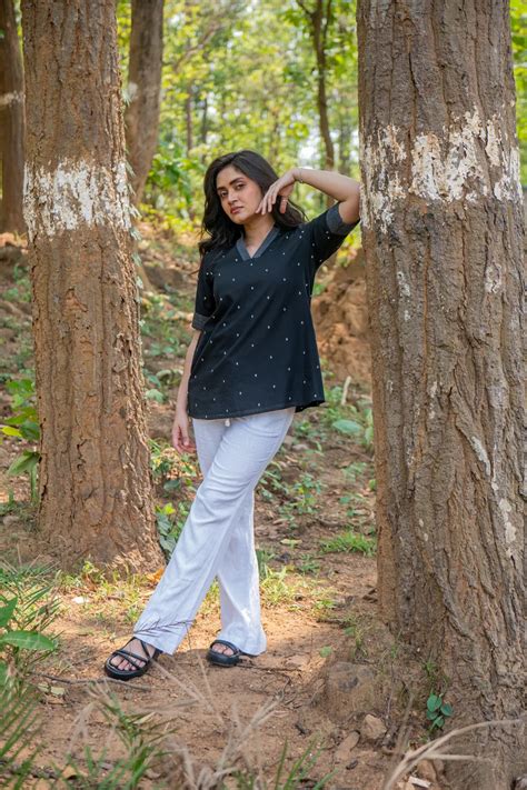 Black & White Pure Cotton Top