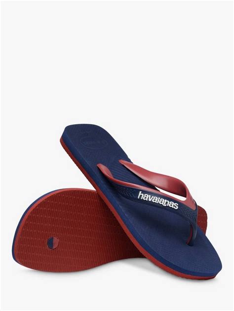 Havaianas Dual Strap Flip Flops, Dark Blue