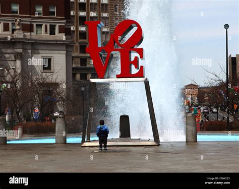 The Love Sculpture in Philadelphia, Pennsylvania Stock Photo - Alamy