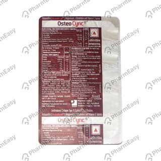 Osteocync Strip Of 10 Tablets: Uses, Side Effects, Price & Dosage ...