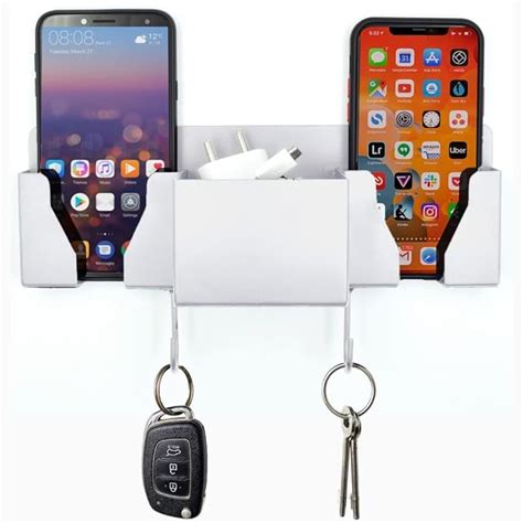 Crinds® Pure Metal Mobile Phone Stand for Wall, Multi-Purpose Wall ...