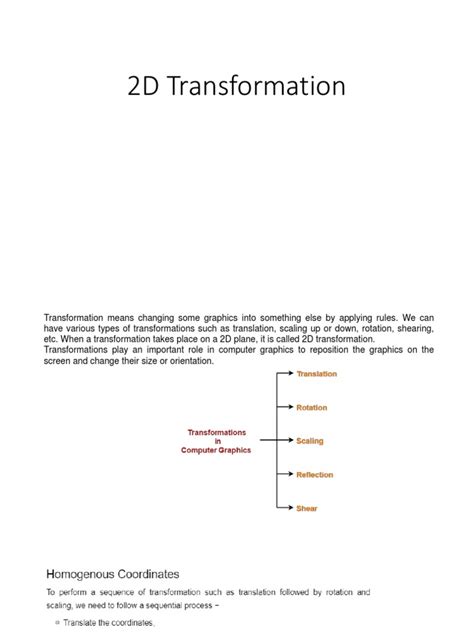Image result for 2D and 3D Transformation in Computer Graphics