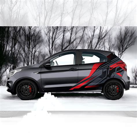 Abstract Car Graphic Hatchback Side Graphics for Custom Styling ...