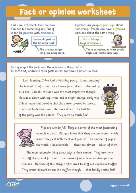 Fact or Opinion Worksheets - 15 Worksheets Library - Worksheets Library