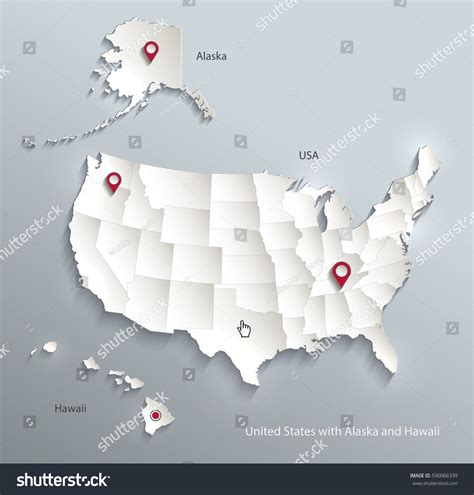 Map Alaska And Hawaii In The Same