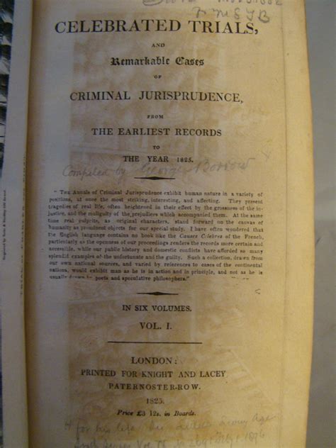 Celebrated Trials and Remarkable Cases of Criminal Jurisprudence from ...