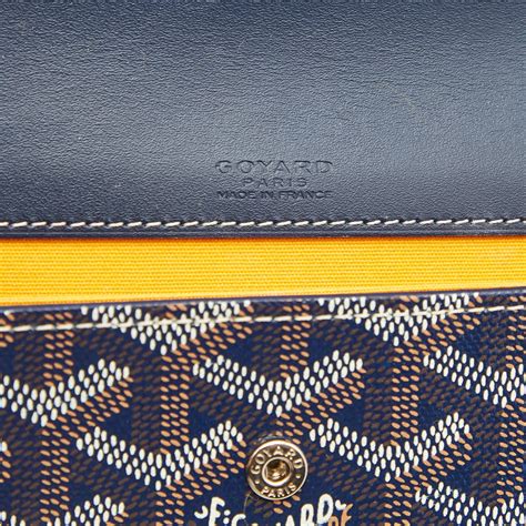 Goyard Navy Blue Goyardine Coated Canvas and Leather Mini Monte Carlo ...
