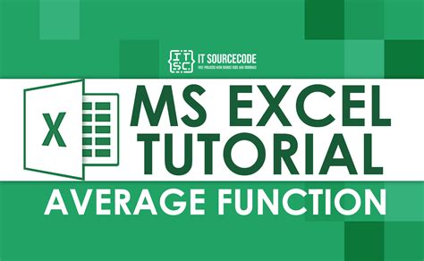 Image result for Excel Average Tutorial