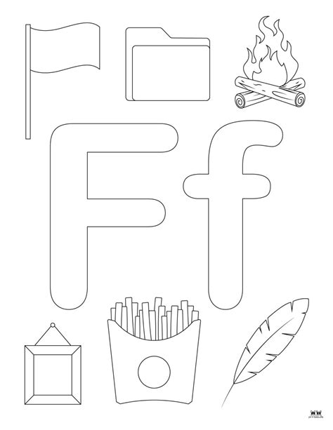 Letter F Worksheets - 50 FREE Printables | Printabulls