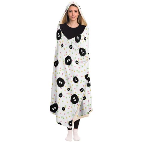 Studio Ghibli Soot Sprites Hooded Blankets - Ghibli Merch Store ...