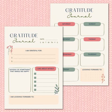 Free Gratitude Journal Printable + 13 Thanksgiving Printables