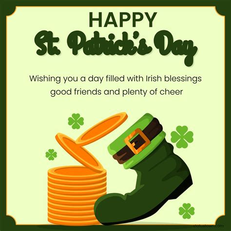 Sending Irish blessings to you and your loved ones. May happiness ...