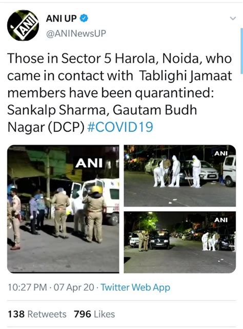 DCP Noida Refutes ANI Report Linking Quarantine Setup in Noida With ...